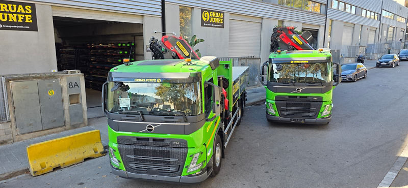 TRANSPORTES JUNFE S.A ADQUIERE DOS NUEVOS EQUIPOS PALFINGER
